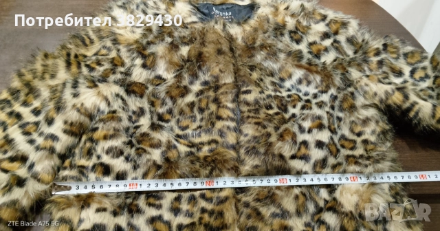 Еко палто Bershka, снимка 5 - Палта, манта - 52979110