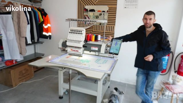 Бродировъчна машина 500 мм. х 800 мм. Едноглава Нов модел