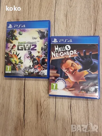 Plants vs Zombies Garden Warfare 2 (PS4)и Hello Neighbor (PS4)
