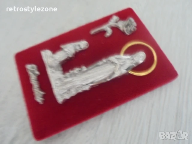 № 8123 стар италиански религиозен сувенир - Лурд , снимка 2 - Други ценни предмети - 50842228