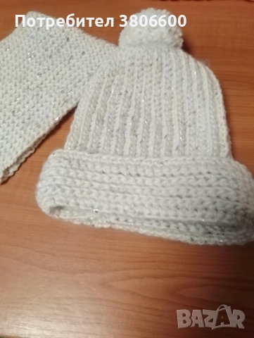Зимна топла шапка с шал, снимка 7 - Шапки - 52774509