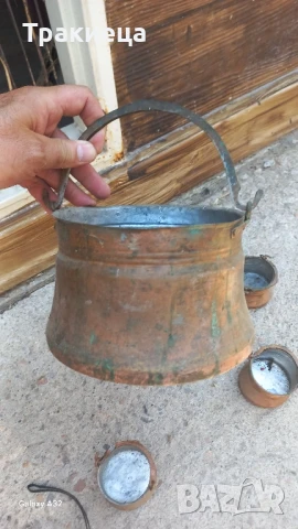 МЕДЕН БАКЪРЕН СЕРВИЗ БАКЪР МЕНЧЕ, снимка 4 - Антикварни и старинни предмети - 50710547