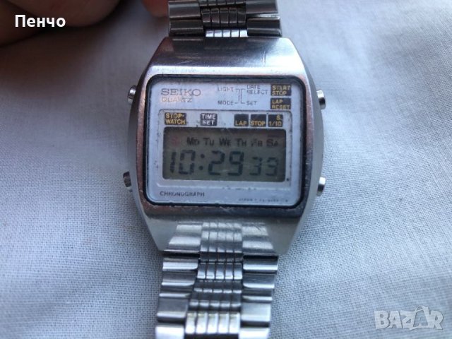 ретро LCD "SEIKO" CHRONOGRAPH - A129 - 5000 - JAPAN - 1970/78г., снимка 11 - Антикварни и старинни предмети - 46005866