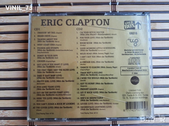 Eric Clapton – Draggin' My Tail, снимка 4 - CD дискове - 50819709