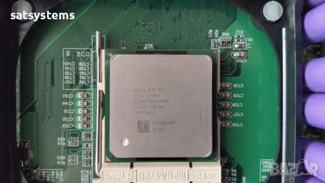 Дънна платка EPoX EP-4PGM2I Socket 478 CPU+FAN+RAM, снимка 7 - Дънни платки - 53689699