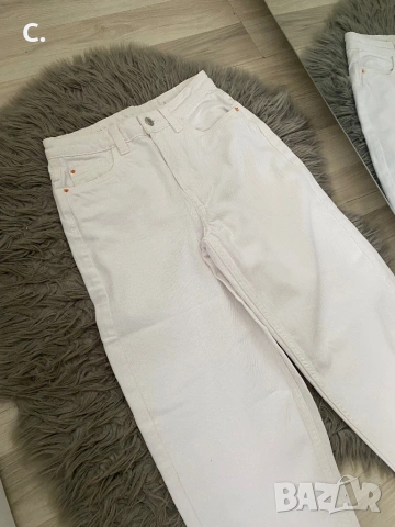 Дамски бели дънки, снимка 2 - Дънки - 53996693