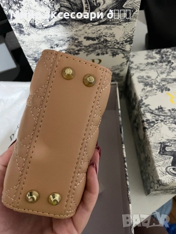 Dior lady мини дамска чанта, снимка 4 - Чанти - 53704354