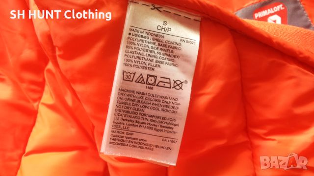 GAP PUF VEST LAVA ORANGE Primaloft размер S елек - 1090, снимка 13 - Други - 46292226