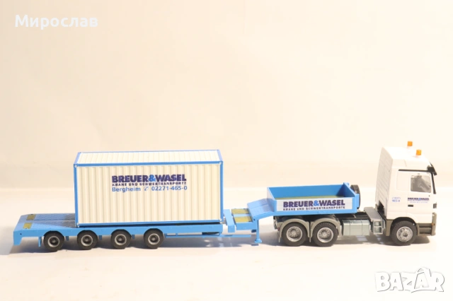 ALBEDO H0 1/87 MERCEDES ACTROS КАМИОН МОДЕЛ ВЛЕКАЧ TIR, снимка 6 - Колекции - 53764098