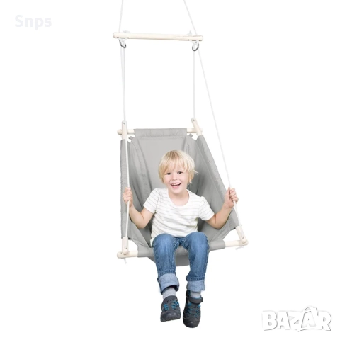Детска люлка за дома,къщата или градината, деца до 6 г или 30 киллограма, снимка 3 - Градински мебели, декорация  - 51892894