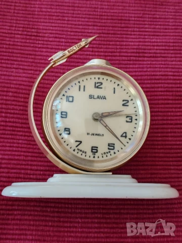 Часовник, будилник Слава, СССР., снимка 5 - Други - 51047986
