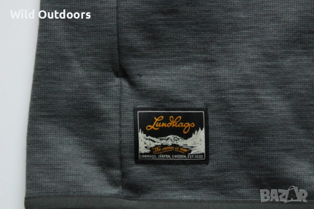 LUNDHAGS - мъжка вълнена термо горница, размер L, снимка 3 - Спортни дрехи, екипи - 53500427