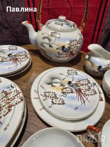 Японски порцеланов сервиз, снимка 5 - Сервизи - 53865670