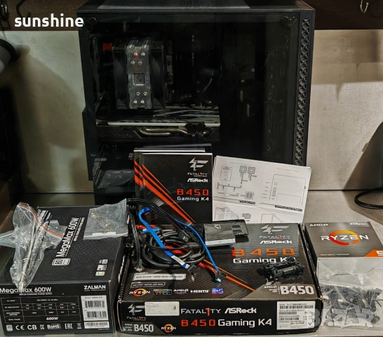 PC * Ryzen 5600G, 16GB, Saphire RX580 4G, 1TB NVME+480GB, ASRock B450, снимка 6 - Геймърски - 53623594