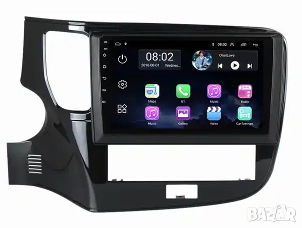 Мултимедия, за Mitsubishi Outlander 3, Двоен дин, Навигация, Андроид дисплей, плеър, екран, Android, снимка 4 - Аксесоари и консумативи - 42829669