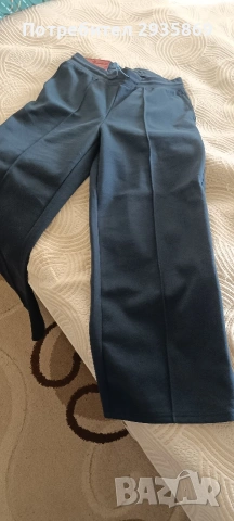 Спортно елегантен панталон син хл, снимка 3 - Панталони - 53740329