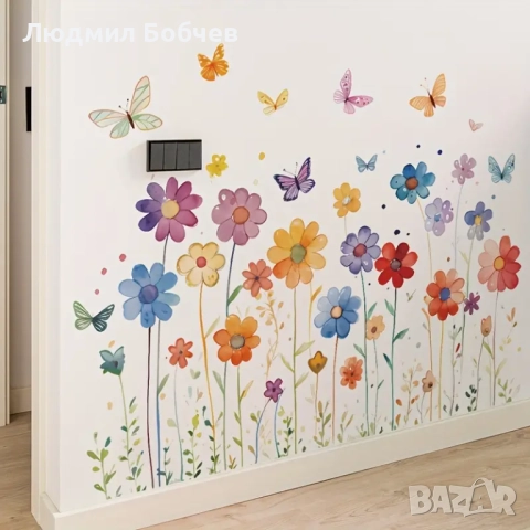 Стикер за стена – 10лв. Много качествен принт, размерите са на снимката. , снимка 2 - Декорация за дома - 52836411