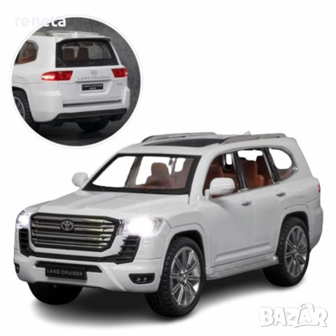 Играчка Кола, TOYOTA Land Cruiser , Метална, Звук, Светлина, Без кутия, 20x8x8 см, снимка 3 - Коли, камиони, мотори, писти - 45389297