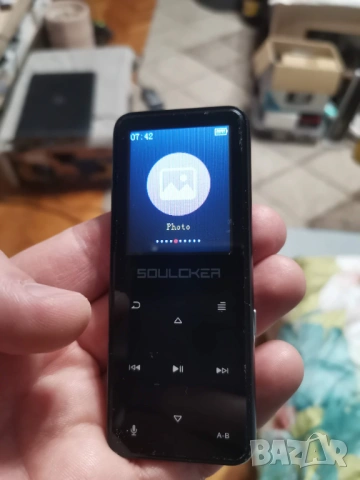 Музикален плеър SOULCKER -8 GB, Bluetooth, FM radio, pedometer, e-book, вграден високоговорител, снимка 3 - Аудиосистеми - 53872898