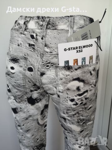 Дамски панталон G-Star RAW® 5622 3D MID BOYFRIEND COJ WMN BLACK BULLIT AO, размери W26 и 30  /272/, снимка 6 - Панталони - 46352082
