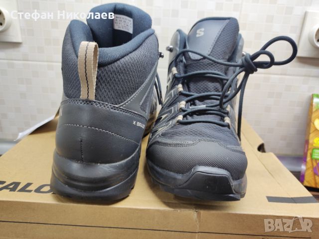 Туристически обувки SALOMON Обувки X BRAZE MID GTX, размер 45, снимка 4 - Спортни обувки - 46373767