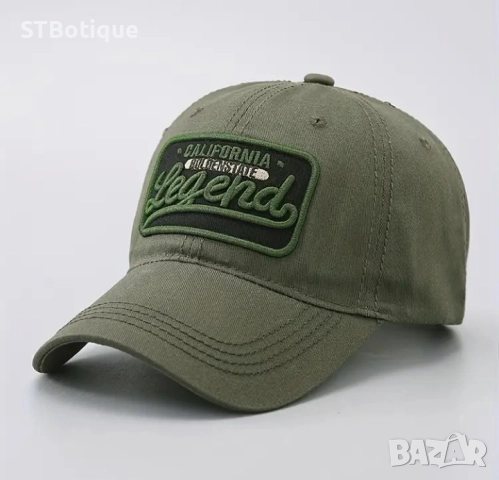 🧢 Стилна бейзболна шапка с 3D бродерия „LEGEND“ – от STBoutique, снимка 7 - Шапки - 52179592