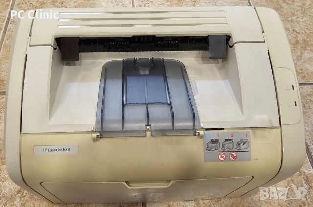 Hp LaserJet 1018 лазерен принтер за офис/дом с 6 месеца гаранция, laser printer, снимка 2 - Принтери, копири, скенери - 42073413