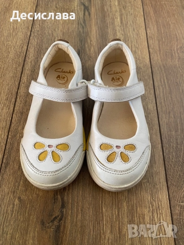 Кожени пантофи Clarks 25,5-26 номер