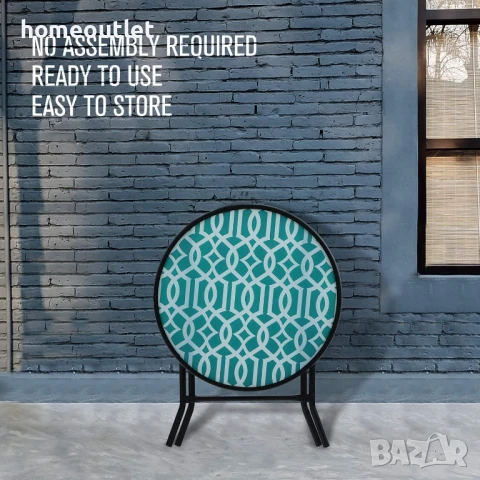 ПРОМОЦИЯ Сгъваема маса с кръгла форма в компактен размер PHIVILLA PV-311-PA, снимка 6 - Градински мебели, декорация  - 50695810