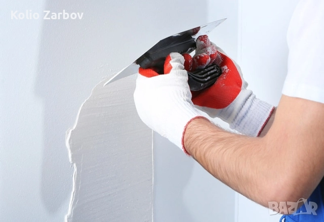 Шпакловка, гипсокартон , тавани и стени - качествено и навреме. Шпакловка, гипсокартон , тавани и ст, снимка 4 - Бояджийски услуги - 52501070