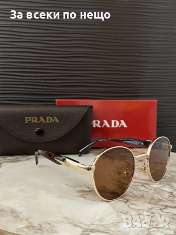 Prada Слънчеви Очила С UV400 Защита С Калъф, Кърпа И Сертификат - 5 Модела 😎🕶 Код VF5, снимка 4 - Слънчеви и диоптрични очила - 50980365