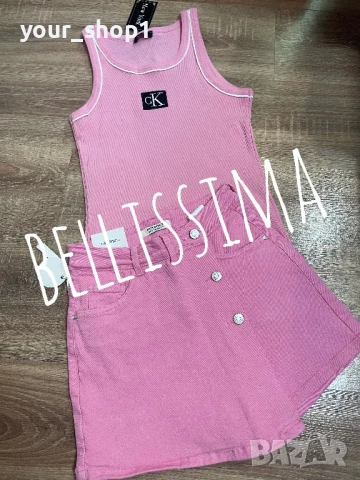 Къса дънкова пола/панталон потник рипс Calvin Klein Miu Miu , снимка 10 - Потници - 50711092