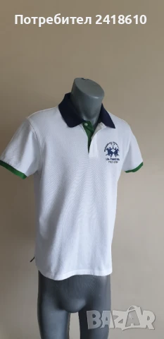 La Martina Pique Cotton  Mens Size M НОВО! ОРИГИНАЛ! Мъжка Тениска!, снимка 4 - Тениски - 50486626