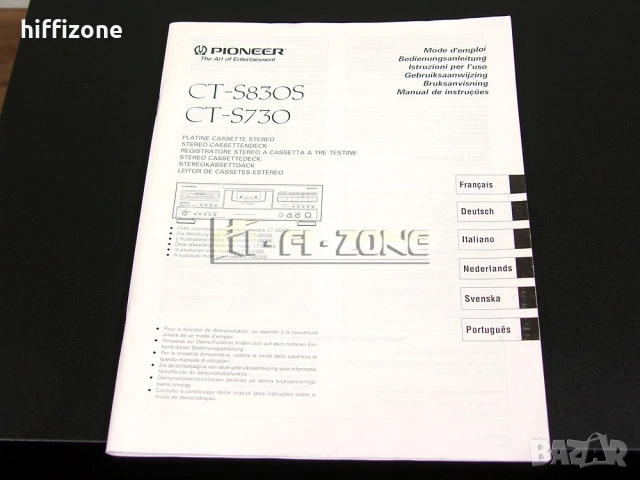 ДЕК  Pioneer ct-s830s , снимка 10 - Декове - 54273848