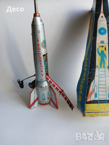 Стара унгарска играчка, ракета., снимка 2 - Колекции - 52865226