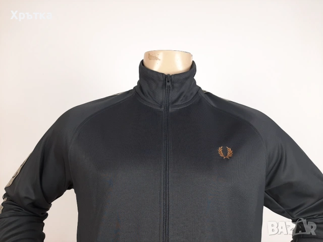 Fred Perry Contrast Tape - Оригинално мъжко горнище размер M, снимка 6 - Спортни дрехи, екипи - 53999918
