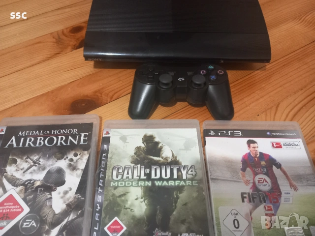 PS3 Super Slim 80GB хакнат+игри