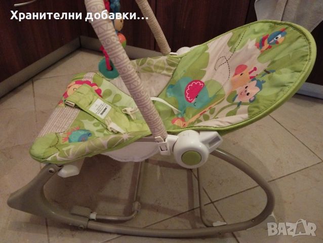 Бебешки шезлонг - столче Fisher Price - Тропическа гора, снимка 1 - Други - 45966104