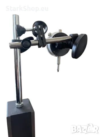 Магнитна стойка и индикаторен часовник HAWEK 0-10 мм, снимка 5 - Други инструменти - 50005148