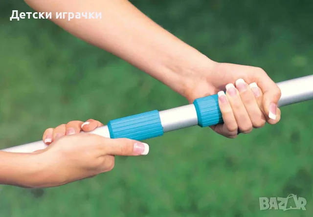 Комплект за почистване на басейн Intex, 239 см телескопичен прът, PVC, снимка 7 - Басейни и аксесоари - 49912090