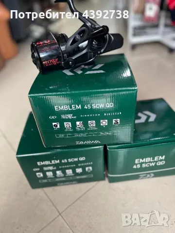 Daiwa 19 Emblem 45 SCW QD, снимка 3 - Макари - 49175993