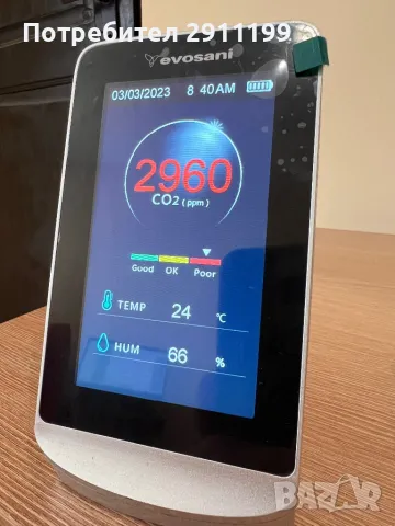 Air Quality Monitor Evosani, снимка 6 - Друга електроника - 49504010