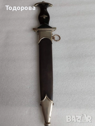 WW2-Немски SS кортик (кама)първа емисия,отлично състояние, снимка 11 - Антикварни и старинни предмети - 52592520