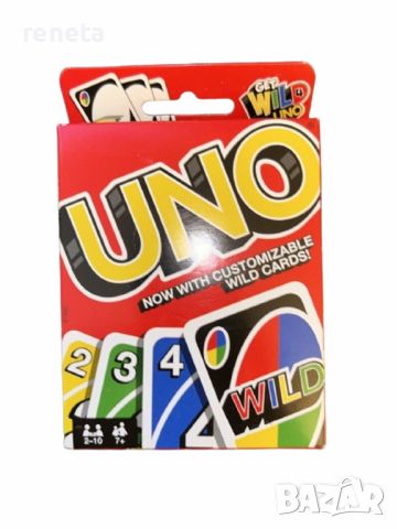 Карти за игра, Uno WILD, Картонени, снимка 1 - Образователни игри - 45953538