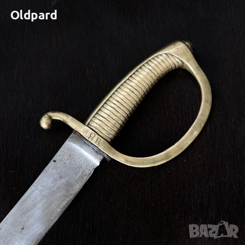Бойна сабя (кутлас), пехотна, модел от An-IX 1802 г. (1824-1830), снимка 2 - Антикварни и старинни предмети - 51905018