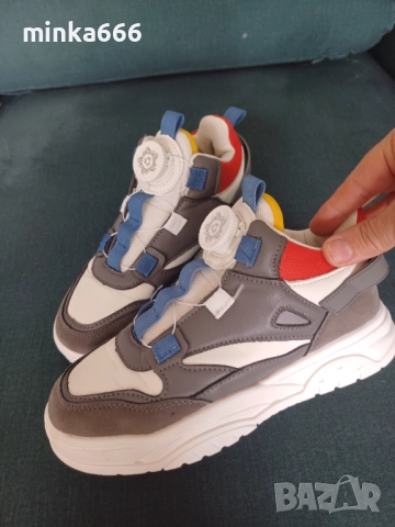 Кожени маратонки за момче, снимка 3 - Детски маратонки - 52249456