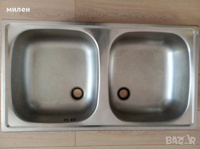 продавам двойна кухненска мивка алпака 