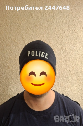 Полицейска шапка, поларена (police), снимка 2 - Шапки - 53304934