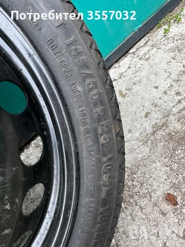 20’ 5х112 резервна гума патерица Audi VW Skoda Seat , снимка 3 - Гуми и джанти - 54162864