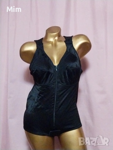 Моделиращо,сатенено,черно боди- ортеза за гръб , снимка 3 - Корсети, бюстиета, топове - 53568406